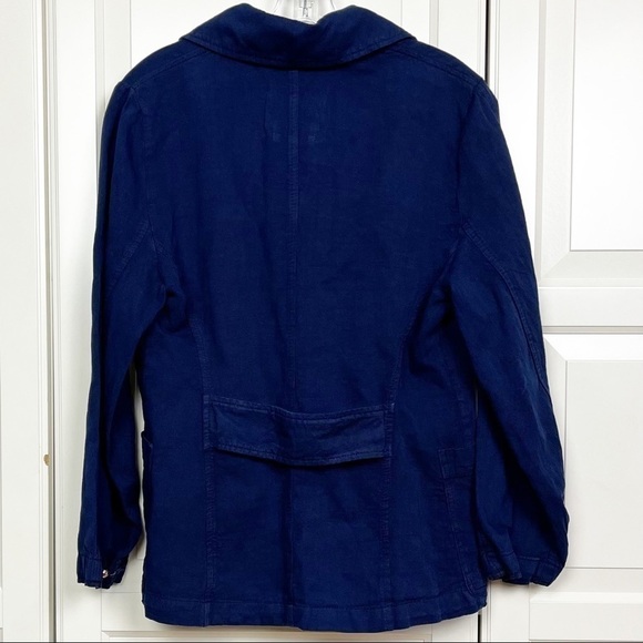 Zara NWT | Denim Jacket with Gold Toggles Closure Size Medium - Picture 7 of 7